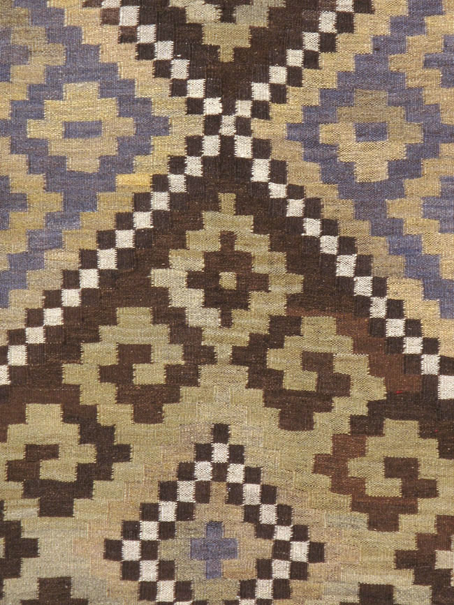 Vintage Scandinavian Flatweave Kilim Runner, No.9812 - Galerie Shabab