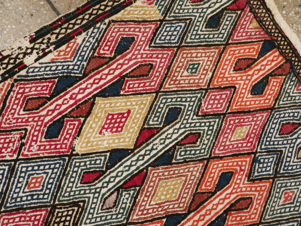 Vintage Caucasian Verneh Flatweave Kilim, No.9847 - Galerie Shabab