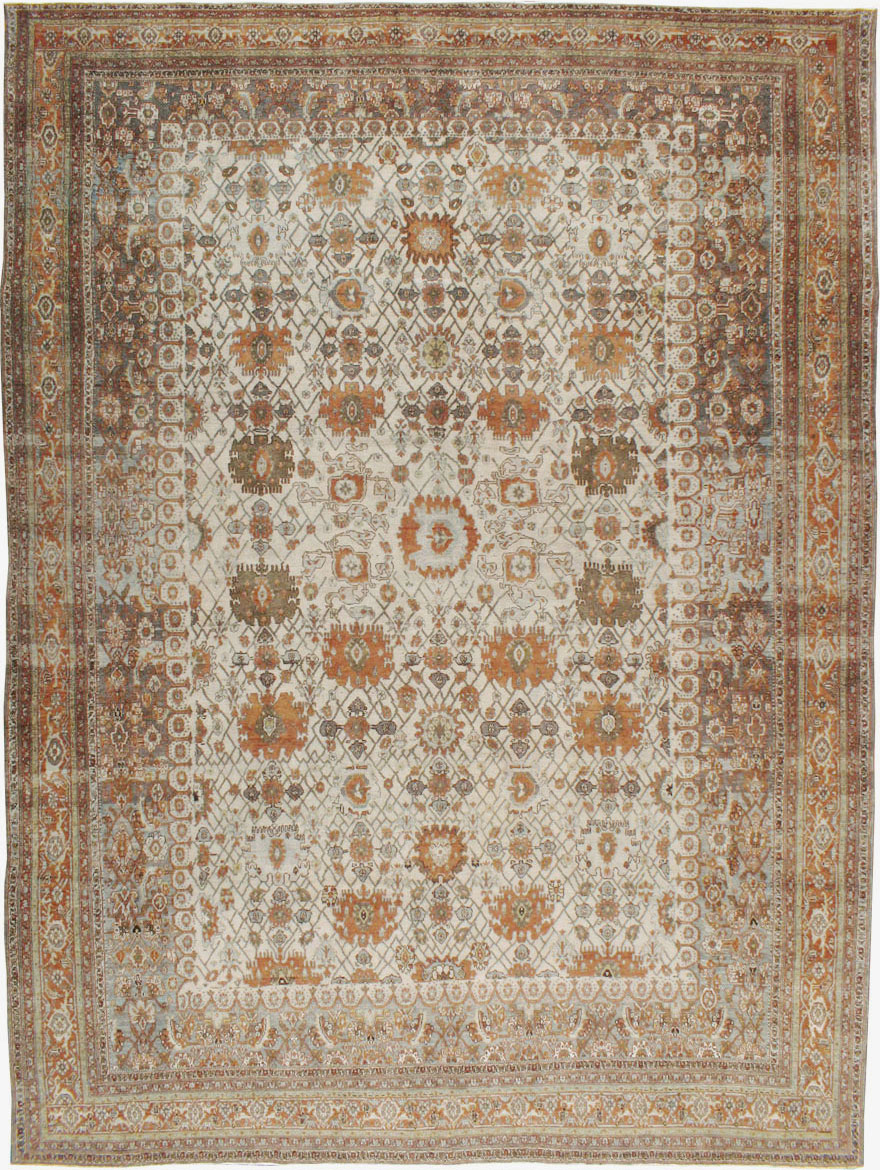 Antique Persian Bibikabad Carpet, No.9877 - Galerie Shabab