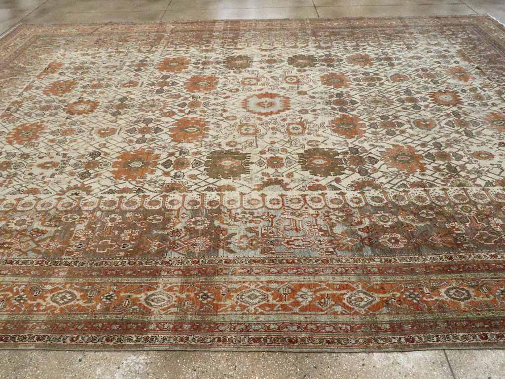 Antique Persian Bibikabad Carpet, No.9877 - Galerie Shabab