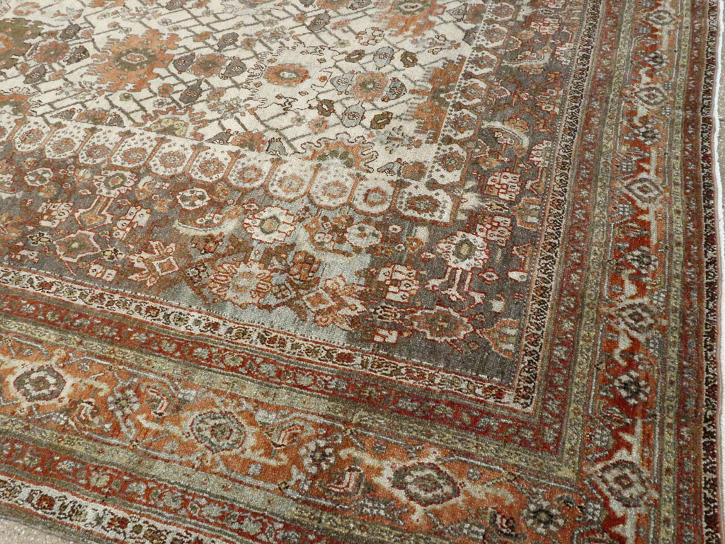 Antique Persian Bibikabad Carpet, No.9877 - Galerie Shabab