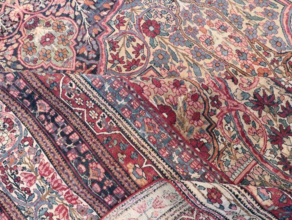 Antique Persian Lavar Kerman Carpet, No.9890 - Galerie Shabab