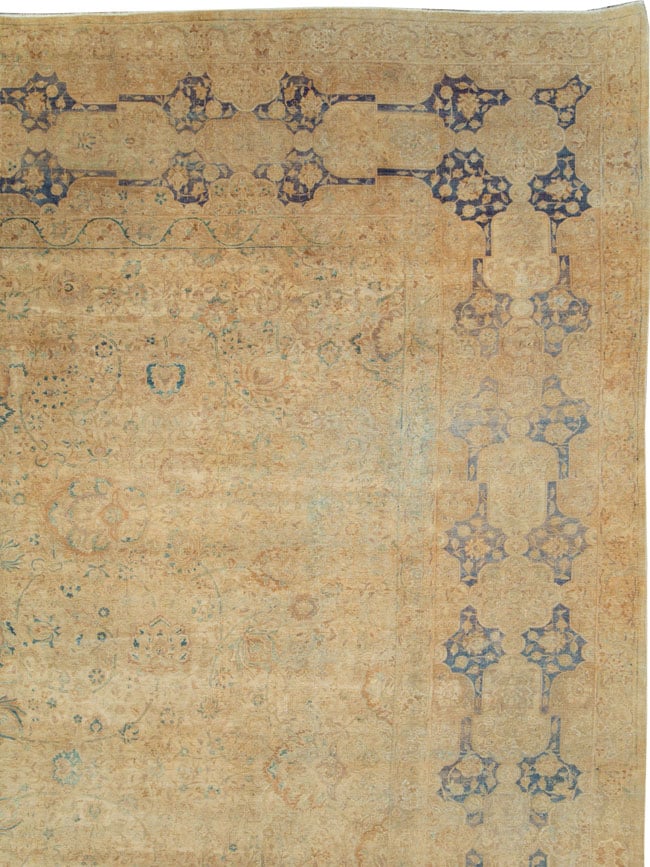 Antique Persian Lavar Kerman Carpet, No.9905 - Galerie Shabab