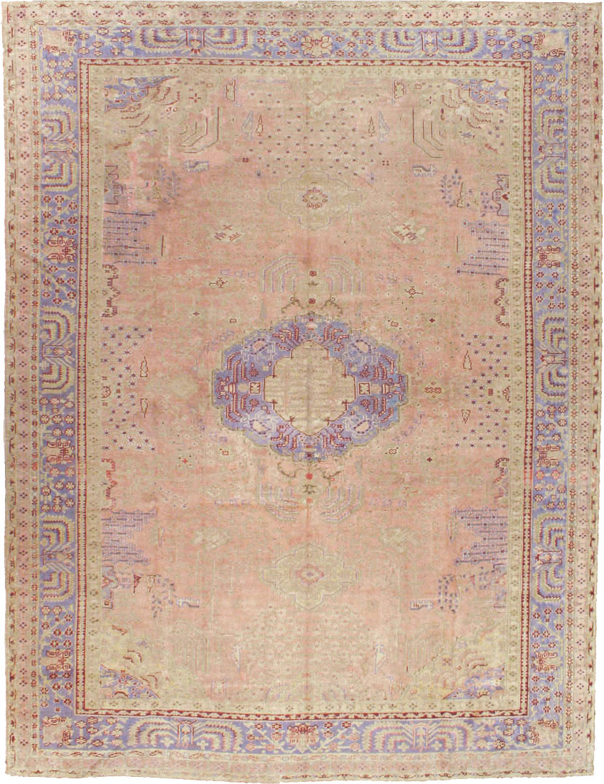 An Oushak Carpet, No.9920 - Galerie Shabab
