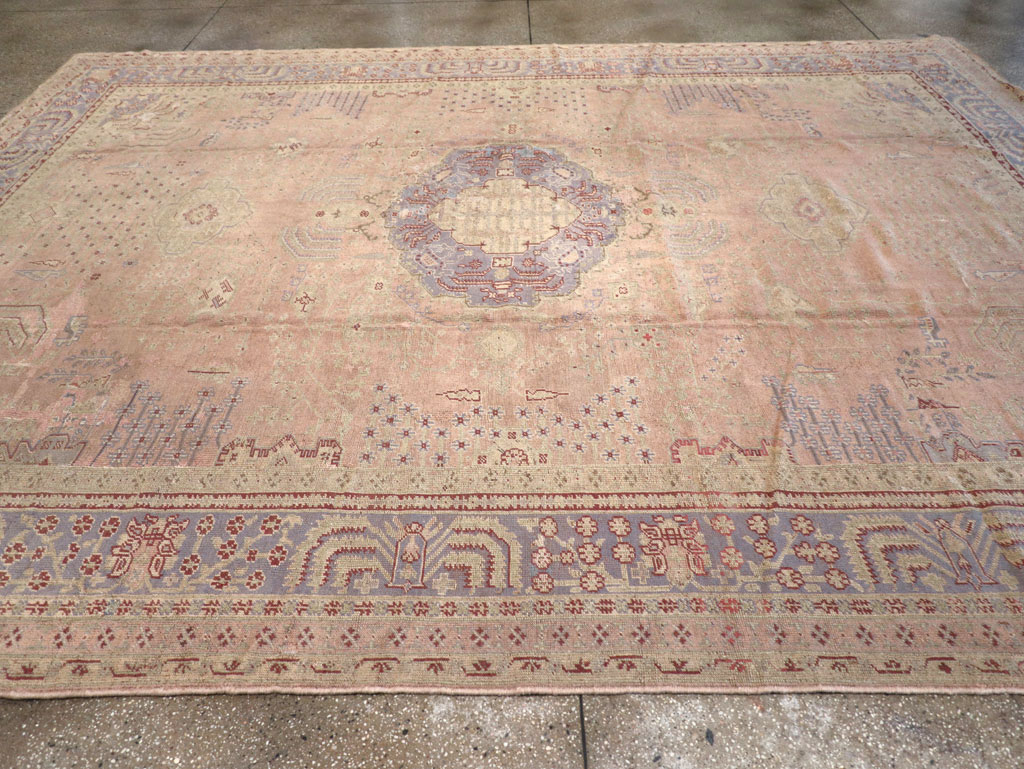 An Oushak Carpet, No.9920 - Galerie Shabab