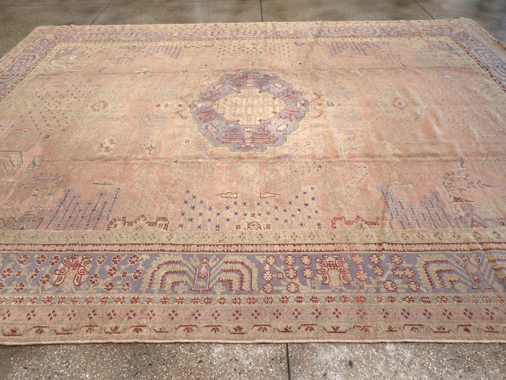 An Oushak Carpet, No.9920 - Galerie Shabab
