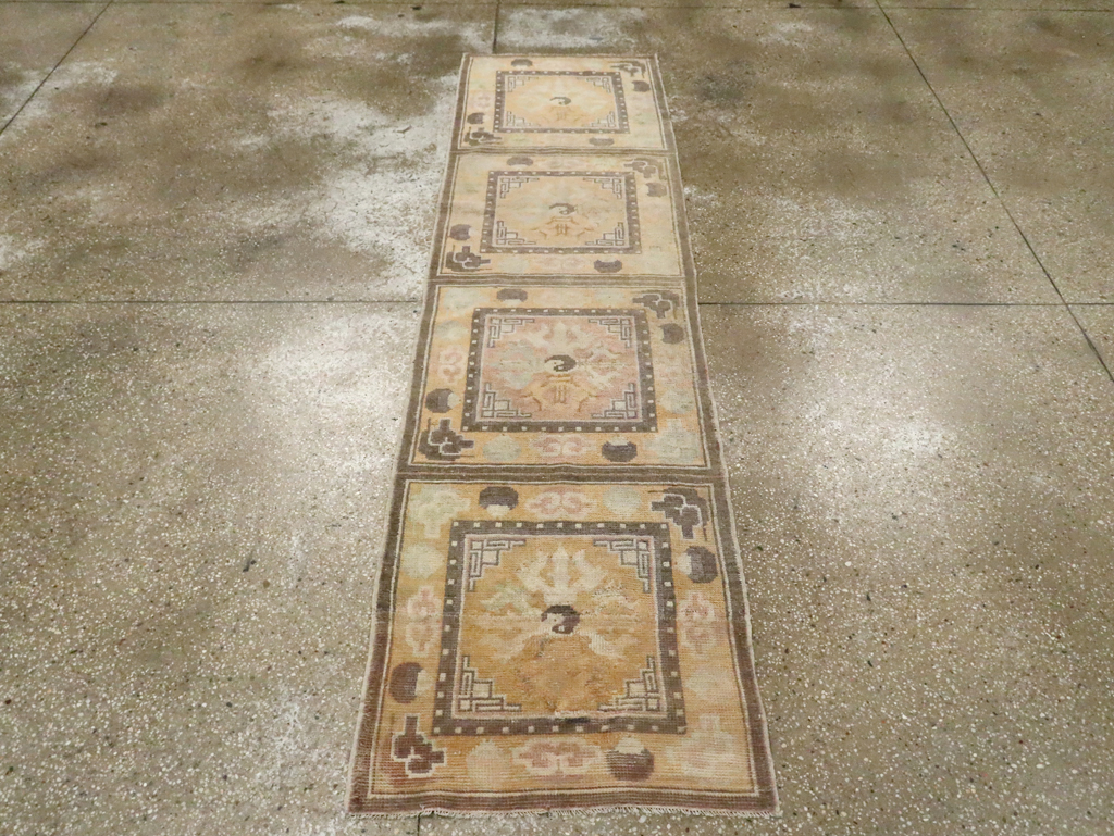 Vintage East Turkestan Samarkand Runner, No.9921 - Galerie Shabab