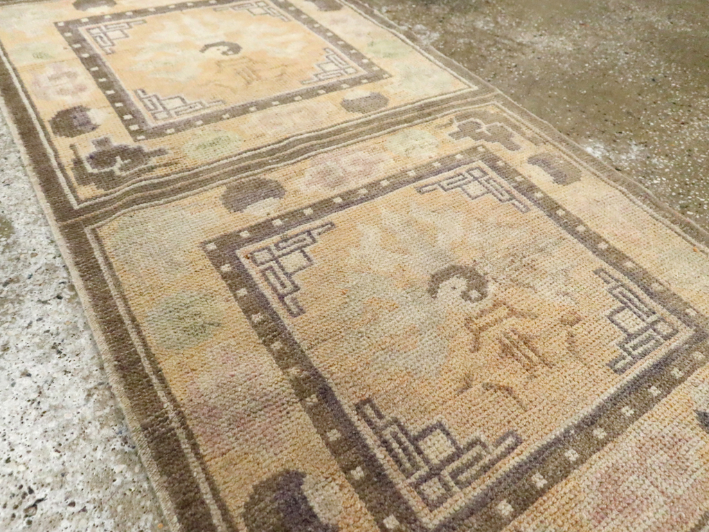 Vintage East Turkestan Samarkand Runner, No.9921 - Galerie Shabab