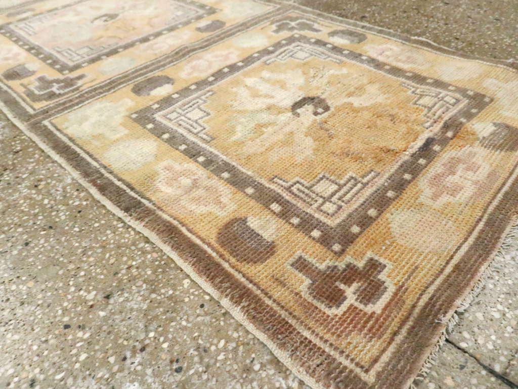 Vintage East Turkestan Samarkand Runner, No.9921 - Galerie Shabab