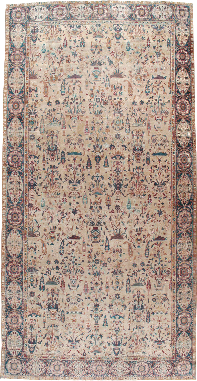 Antique Indian Lahore Carpet, No.9953 - Galerie Shabab