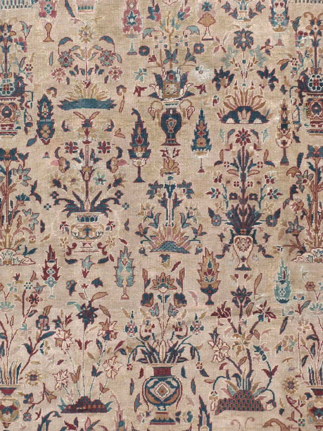 Antique Indian Lahore Carpet, No.9953 - Galerie Shabab