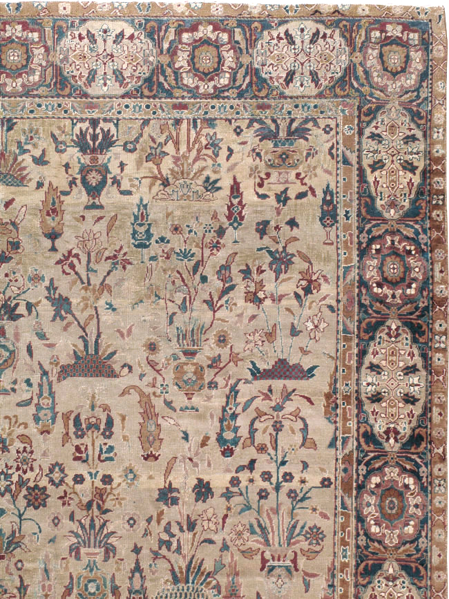 Antique Indian Lahore Carpet, No.9953 - Galerie Shabab