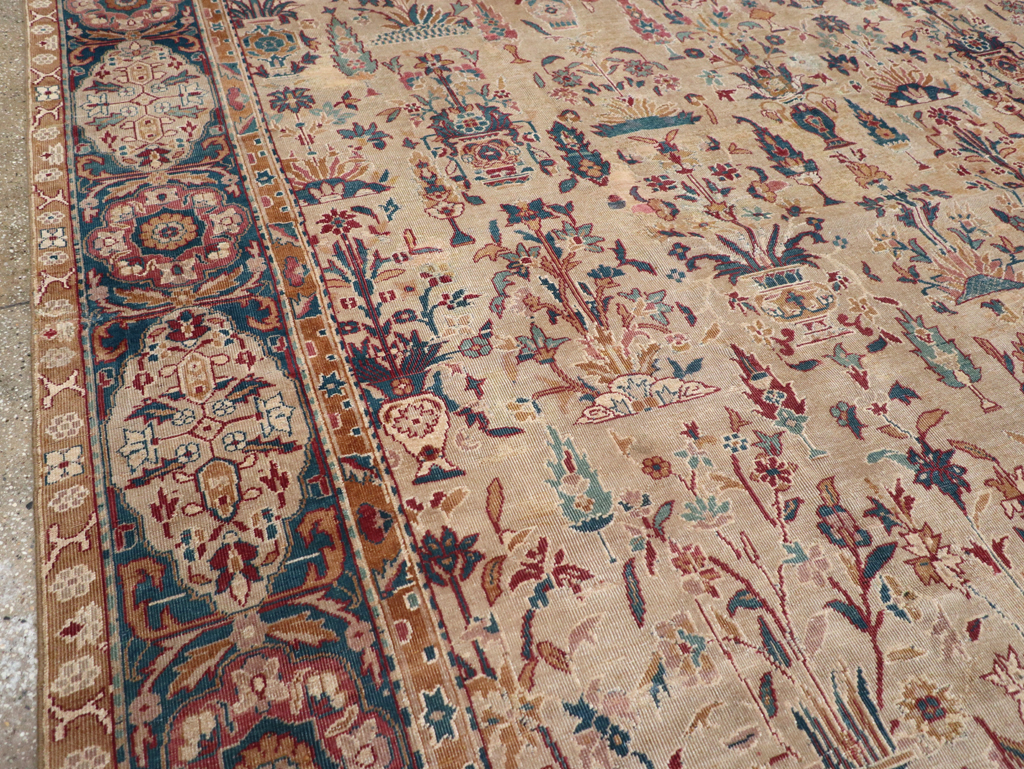 Antique Indian Lahore Carpet, No.9953 - Galerie Shabab
