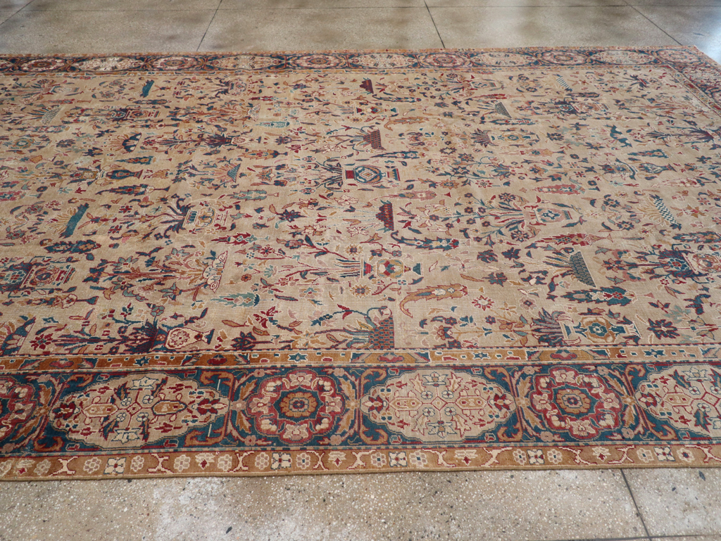 Antique Indian Lahore Carpet, No.9953 - Galerie Shabab