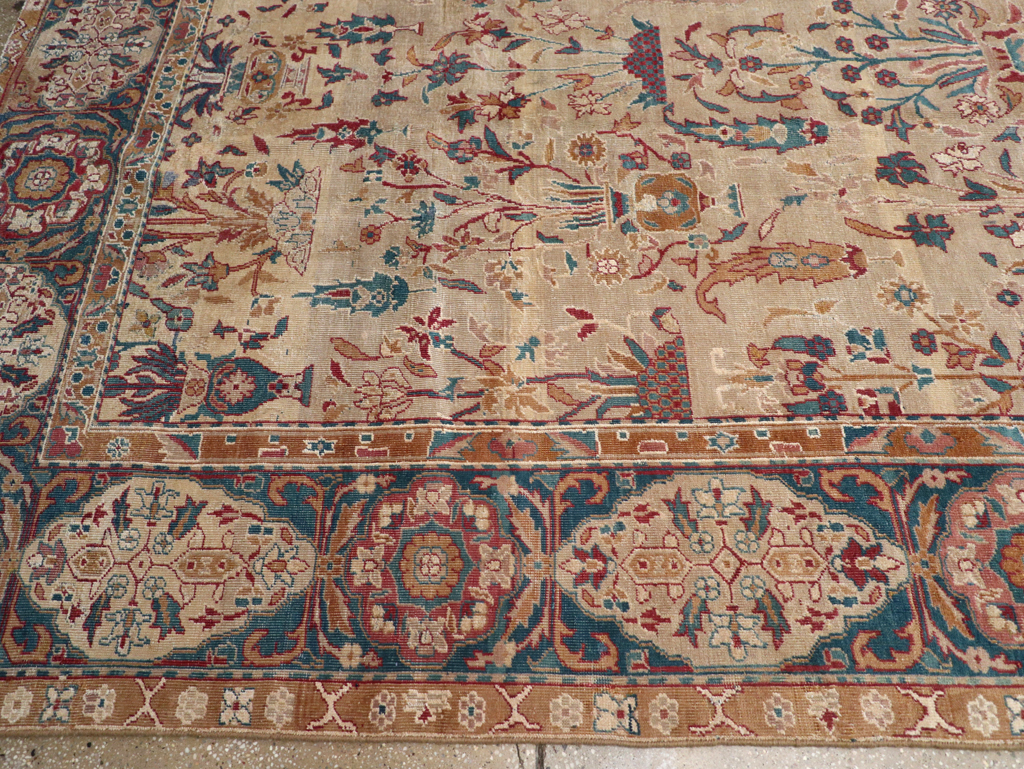 Antique Indian Lahore Carpet, No.9953 - Galerie Shabab