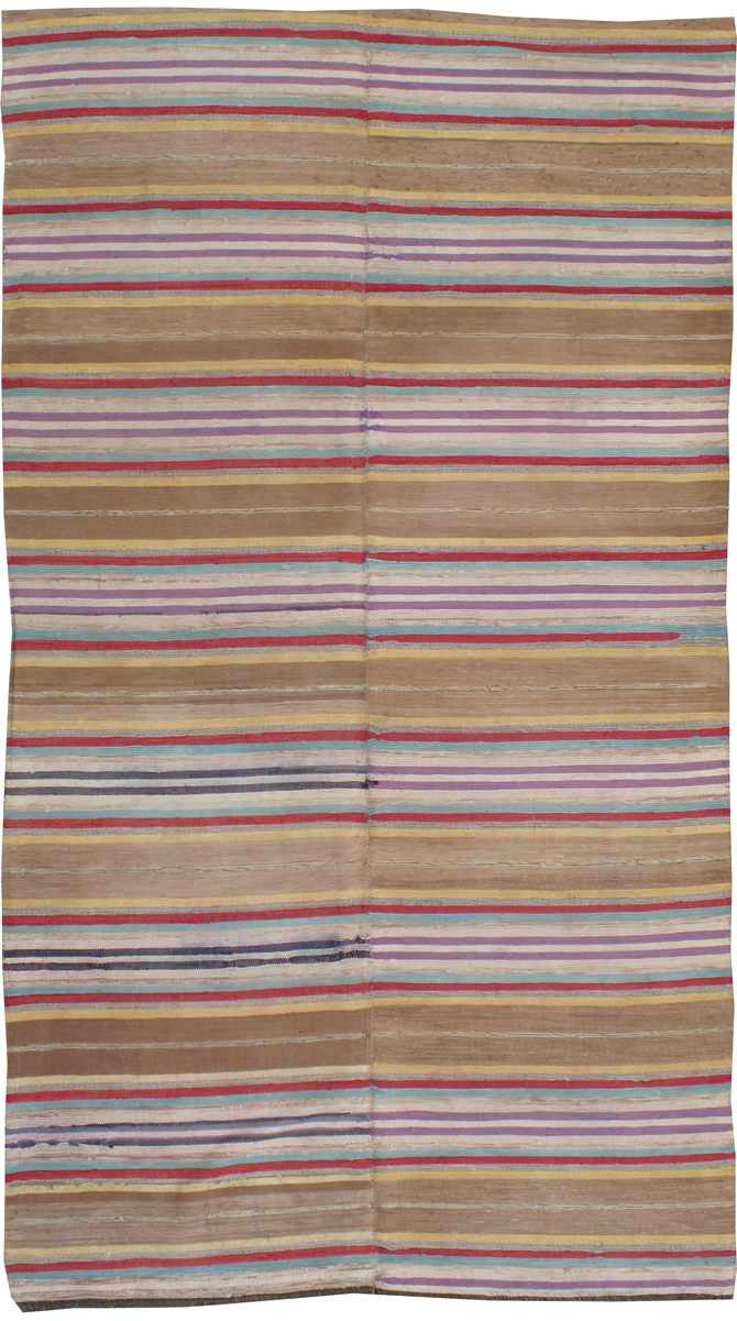 Antique American Rag Rug, No.9955 - Galerie Shabab