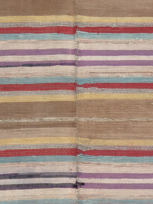 Antique American Rag Rug, No.9955 - Galerie Shabab