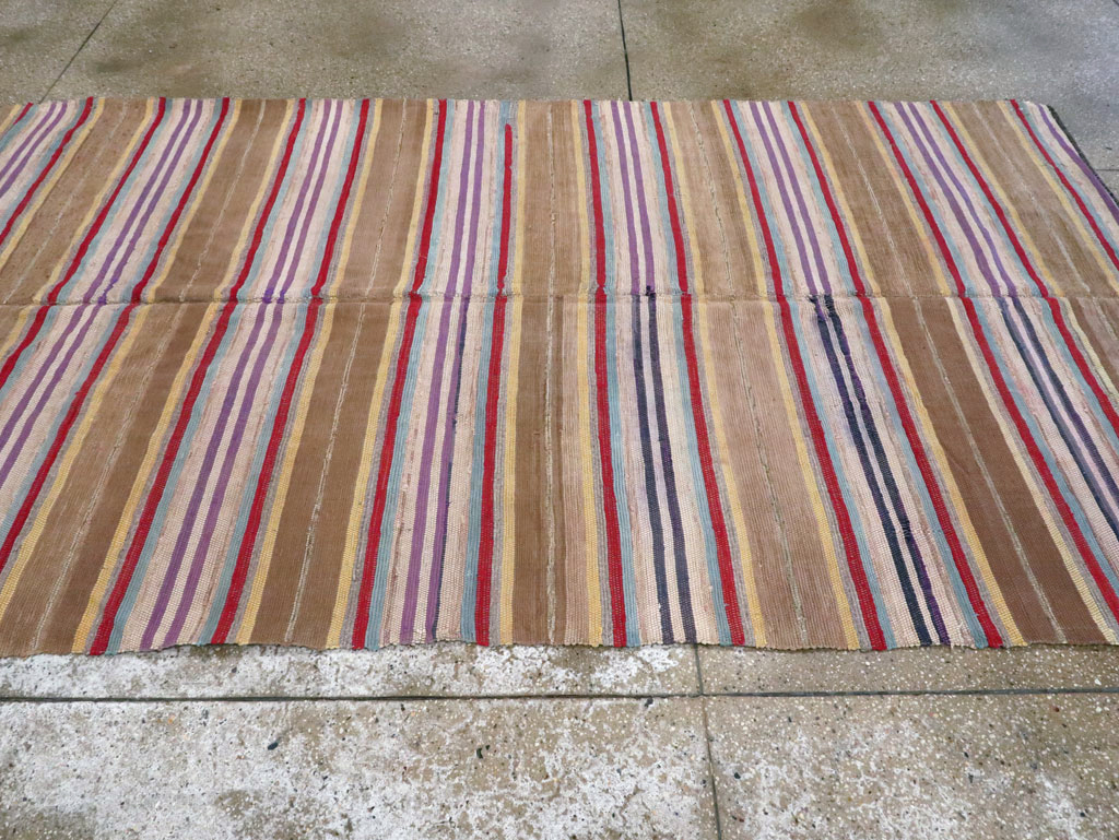 Antique American Rag Rug, No.9955 - Galerie Shabab