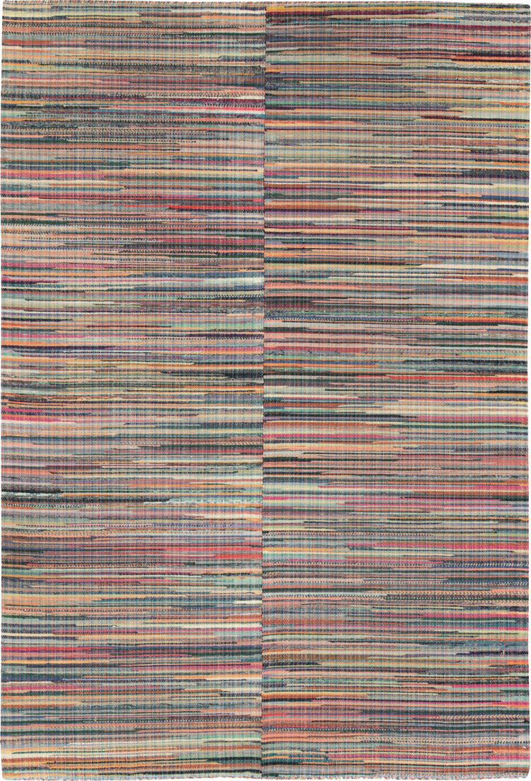 Antique American Rag Rug, No.9956 - Galerie Shabab