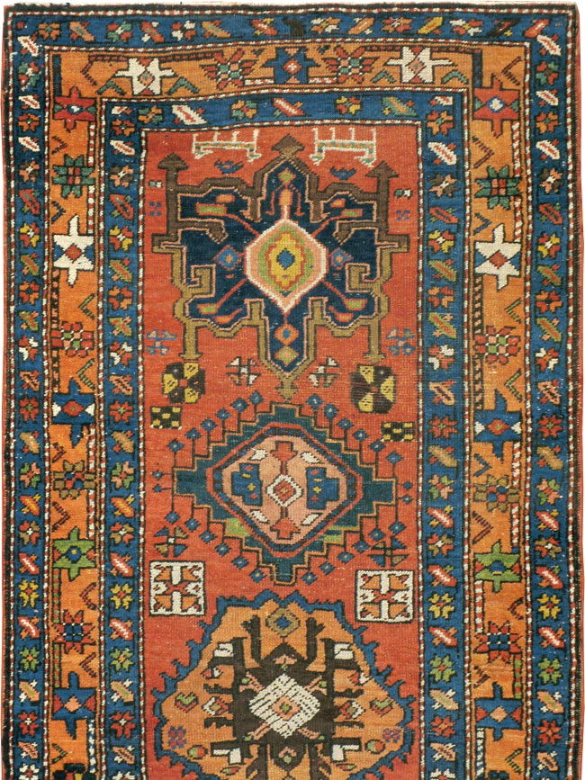 Antique Persian Heriz Runner, No.9961 - Galerie Shabab