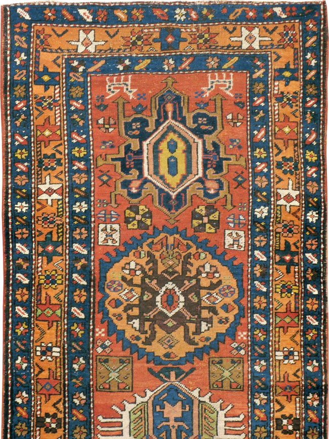 Antique Persian Heriz Runner, No.9961 - Galerie Shabab