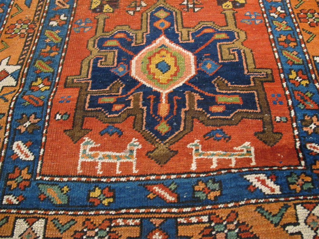 Antique Persian Heriz Runner, No.9961 - Galerie Shabab