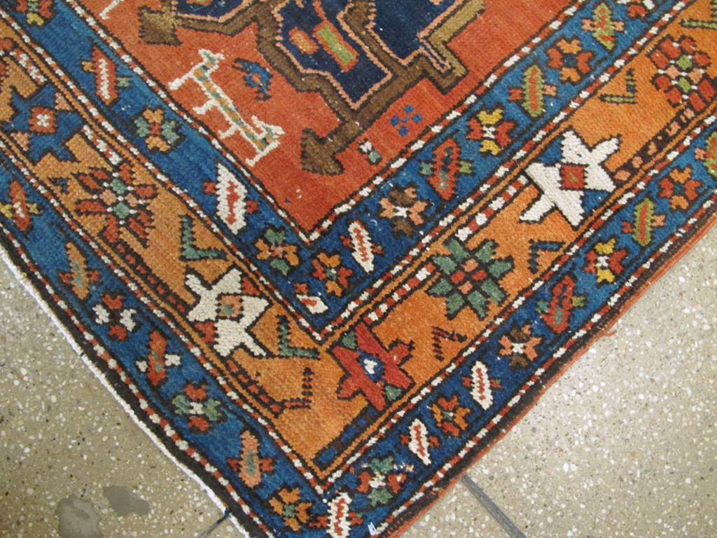 Antique Persian Heriz Runner, No.9961 - Galerie Shabab