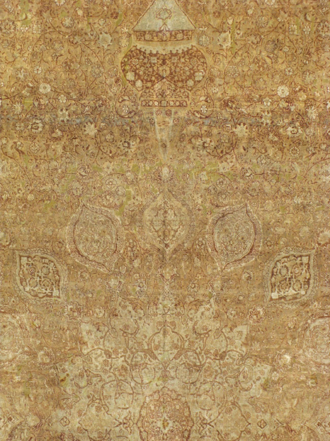 Antique Indian Agra Carpet, No.9965 - Galerie Shabab