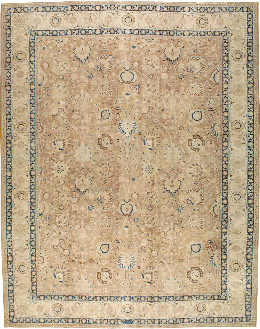 Antique Persian Tabriz Carpet, No.9985 - Galerie Shabab