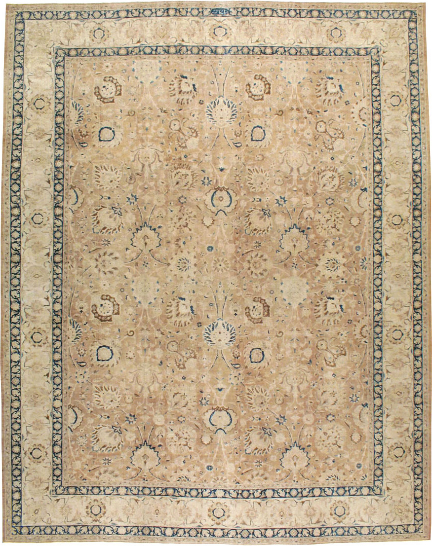 Antique Persian Tabriz Carpet, No.9985 - Galerie Shabab