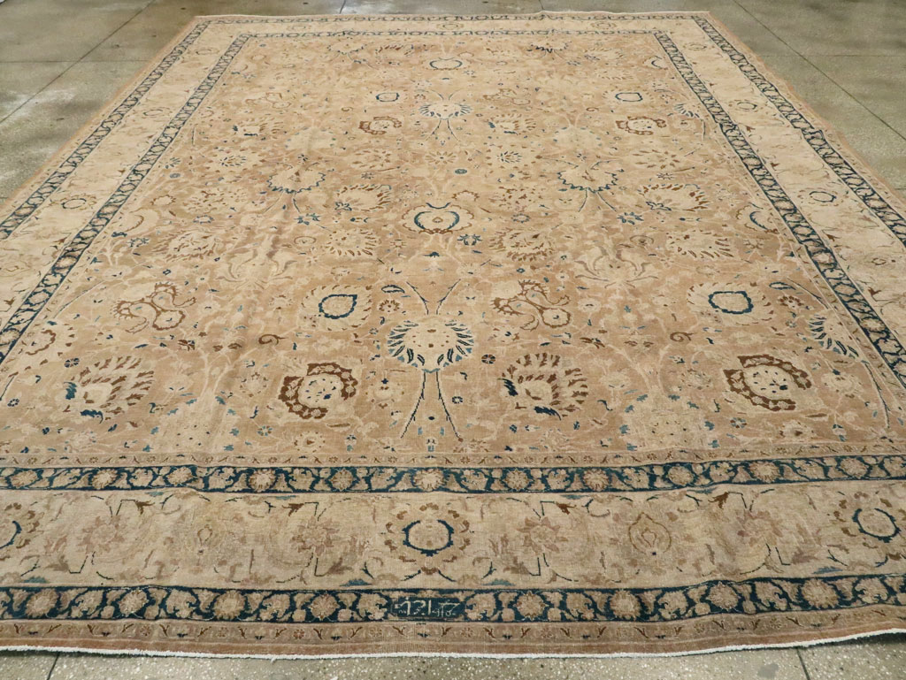 Antique Persian Tabriz Carpet, No.9985 - Galerie Shabab