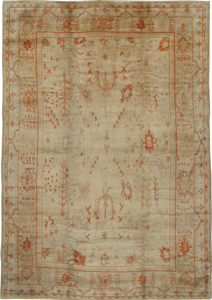 An Oushak Carpet, No.9996 - Galerie Shabab