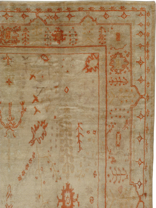 An Oushak Carpet, No.9996 - Galerie Shabab