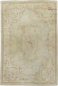 Antique French Aubusson Rug, No. 13096 - Galerie Shabab 