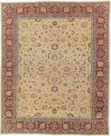 Vintage Persian Tabriz Room Size Carpet, No. 14436 - Galerie Shabab 