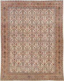 Antique Persian Mahal Large Carpet, No. 16447 - Galerie Shabab 
