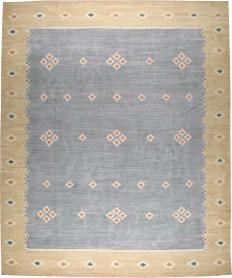 Vintage Indian Flat-weave Dhurrie, No. 18754 - Galerie Shabab 
