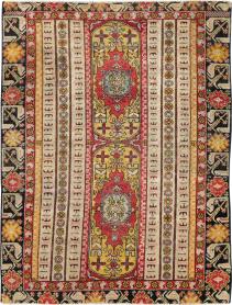 Antique Turkish Ghiordes Rug, No. 21425 - Galerie Shabab 