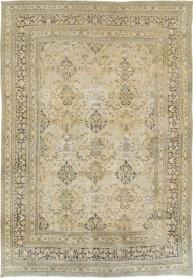 Antique Persian Dorokhsh Carpet, No. 24413 - Galerie Shabab 