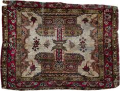 Antique Persian Kashan Silk Rug, No. 25482 - Galerie Shabab 