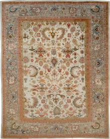 Antique Persian Sultanabad Large Carpet, No. 26768 - Galerie Shabab 