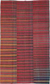 Vintage Turkish Flatweave Kilim Accent Rug, No. 27177 - Galerie Shabab 