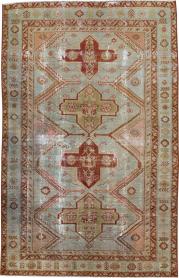 Distressed Antique Persian Malayer Accent Rug, No. 27617 - Galerie Shabab 