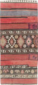 Vintage Persian Flatweave Kilim Throw Rug, No. 28043 - Galerie Shabab 