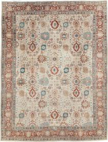 Antique Persian Tabriz Carpet, No. 28134 - Galerie Shabab 