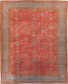 Antique Turkish Oushak Carpet, No. 30142 - Galerie Shabab 