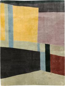 Contemporary Tibetan Art Deco Style Room Size Carpet, No. 30230 - Galerie Shabab 
