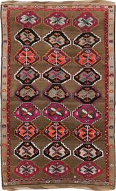 Vintage Turkish Anatolian Small Room Size Carpet, No. 30390 - Galerie Shabab 