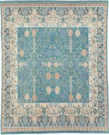Modern Room Size Khotan Carpet, No. 30568 - Galerie Shabab 