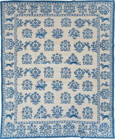 Vintage Indian Cotton Agra Large Room Size Carpet, No. 30957 - Galerie Shabab 